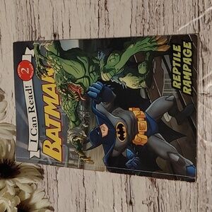 Easy Reader Batman. Reptile Rampage Book level 2 reading with help